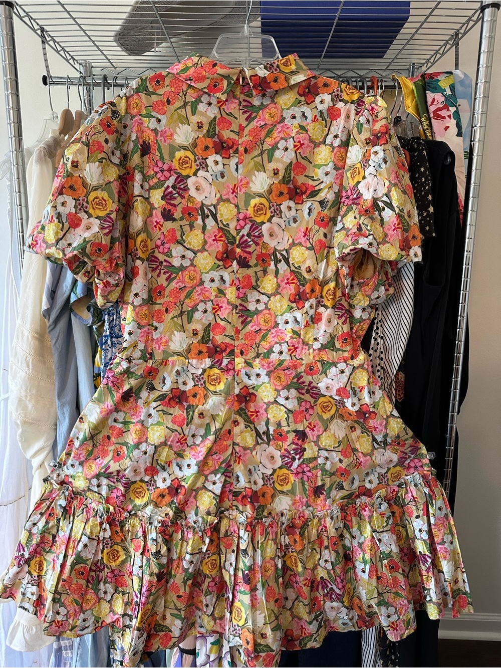 Ivy City Co Floral Virginia Dress with Puff Sleeves and Pockets - Picture 5 of 8